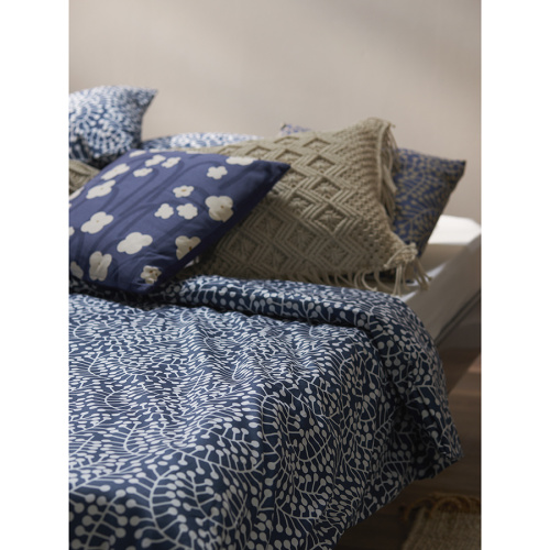 Комплект постельного белья темно-синего цвета с принтом Спелая смородина из коллекции scandinavian touch, 150х200 см фото 2