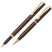 Набор подарочный Pierre Cardin Pen&Pen - Brown, шариковая ручка + ручка-роллер, M