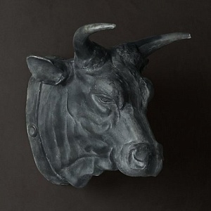 Голова быка restoration hardware, 56x51x61 см