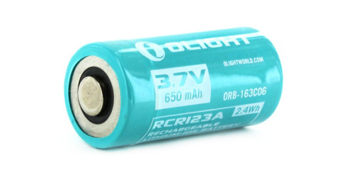 Аккумулятор Li-ion Olight ORB-163C06 16340 3,7 В. 650 mAh