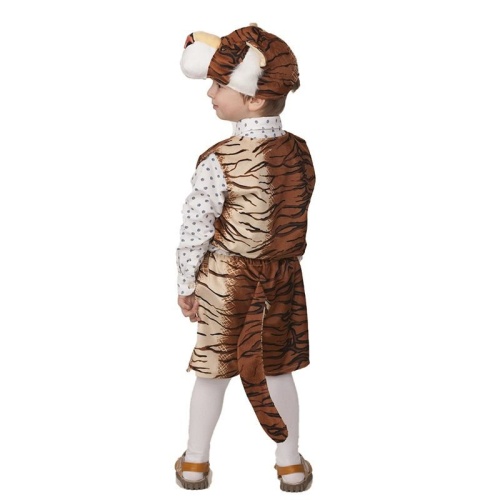 Карнавальный костюм Тигр Тим, размер 110-56, Батик фото 2