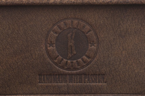 Бумажник Klondike Eric, коричневый, 10x12 см фото 6