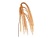 Декоративная ветка ПЬЮМЭ, искусственные перья, персиковая, 130 см, Koopman International