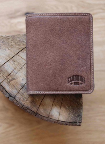 Бумажник Klondike Finn, коричневый, 10x11,5 см фото 14