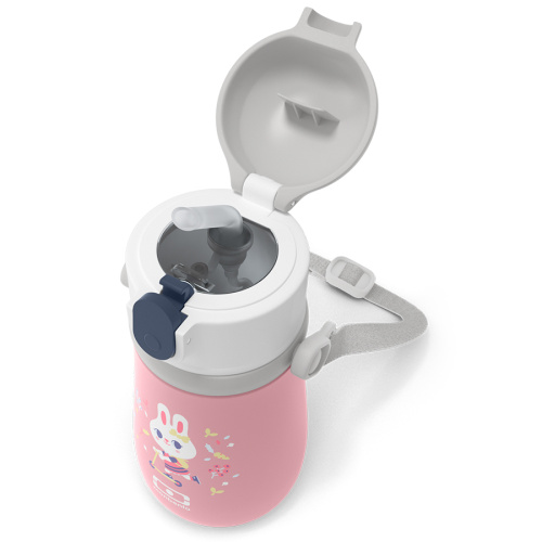 Термос детский mb stram 360 мл pink bunny фото 4