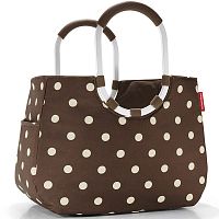 Сумка Loopshopper M mocha dots