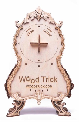 Механическая сборная модель Wood Trick Винтажные часы фото 5