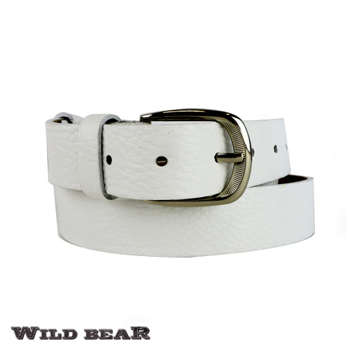 Ремень WILD BEAR RM-046m White