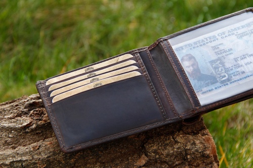 Бумажник Klondike Digger Angus, темно-коричневый, 12х9x2,5 см фото 3
