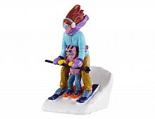 Фигурка "'с" мамой на лыжах', 7.5 см, LEMAX