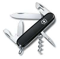 Нож Victorinox Spartan, 91 мм, 12 функций, черный