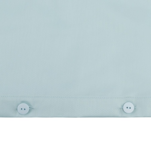 Комплект детского постельного белья из сатина голубого цвета из коллекции essential, 110х140 см фото 3