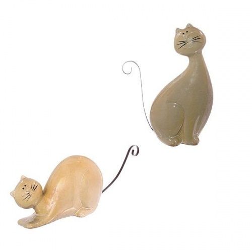Фигурка декоративная "Кошка", набор из 2-х шт, L15 W6.5 H14 см 209870