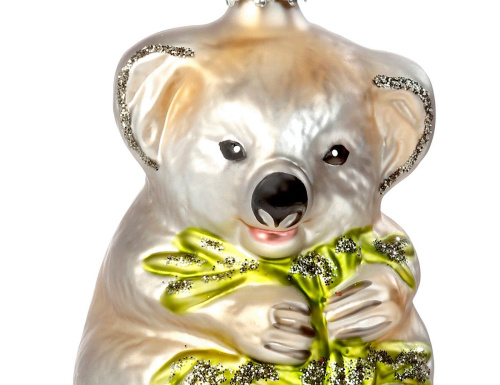 Ёлочная игрушка КОАЛА, стекло, 9 см, Inge Glas фото 2