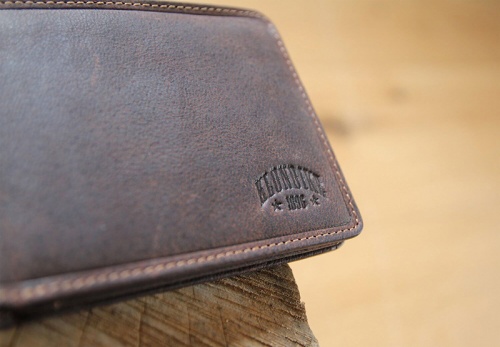 Бумажник Klondike Peter, коричневый, 12x9,5 см фото 10