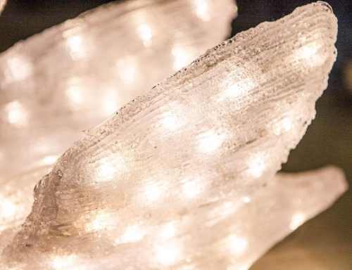 Светящаяся фигура "Лебедь", акрил, белый, тёплые белые LED-огни, уличный, Kaemingk фото 3