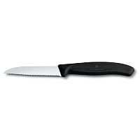 Нож Victorinox для очистки овощей, лезвие 8 см, серрейторная заточка