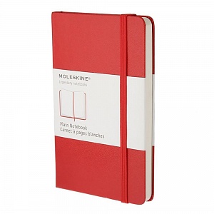 Блокнот Moleskine Classic Pocket, 192 стр., красный, нелинованный