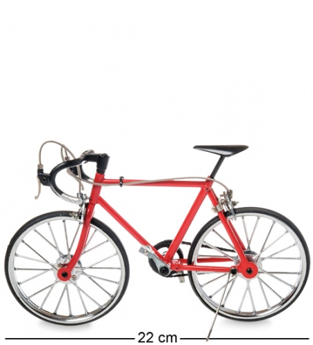 VL-19/1 Фигурка-модель 1:10 Велосипед гоночный "Roadbike" красный фото 2