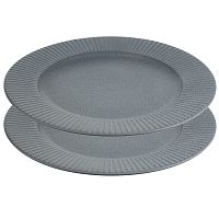 Набор обеденных тарелок soft ripples, D27 см, 2 шт.