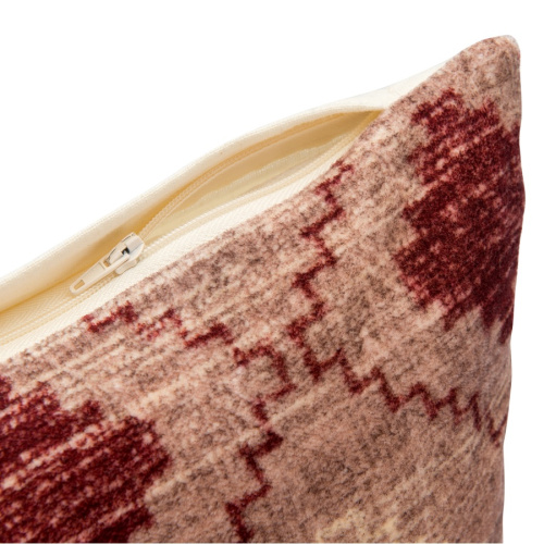 Чехол на подушку из хлопкового бархата с этническим орнаментом цвета лаванды из коллекции ethnic, 45х45 см фото 5