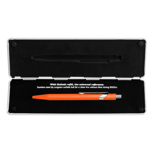 Carandache Office 849 Pop Line - Orange, шариковая ручка, M фото 4