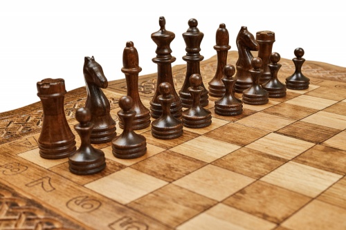 Шахматы + нарды резные 3 60, Mkhitaryan фото 6