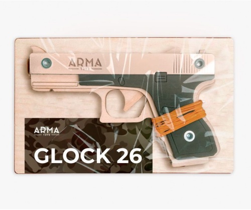 Резинкострел в сборе ARMA Пистолет Glock Light (Глок лайт) фото 3
