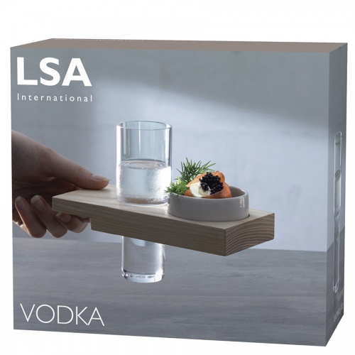 Набор сервировочный из стопки и подставки vodka solo фото 4