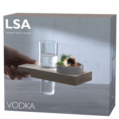 Набор сервировочный из стопки и подставки vodka solo фото 2