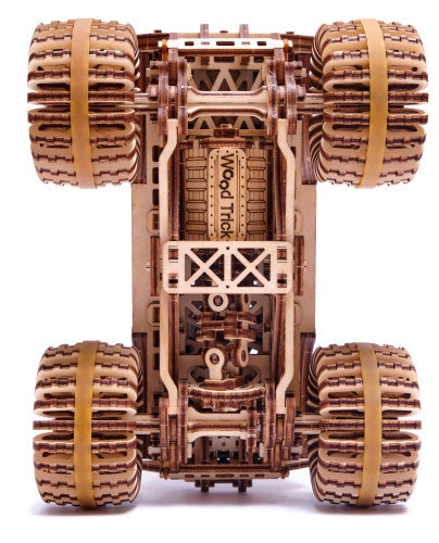 Механическая сборная модель Wood Trick Монстр-Трак фото 2