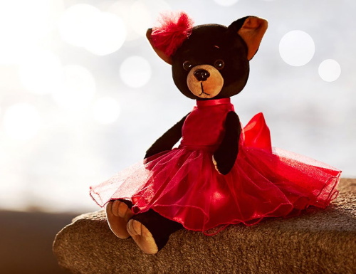 Мягкая игрушка LUCKY BLACKY: "Кармен", 25 см, ORANGE TOYS фото 6