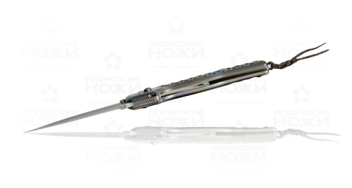 Нож складной Toru Shibuy, 75 мм., порошковая сталь ATS-34, чехол (без системы открывания/закрывания) фото 5