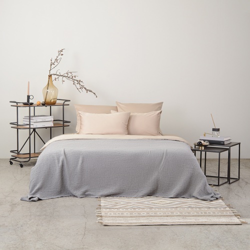 Комплект постельного белья полутораспальный из сатина из коллекции essential фото 6