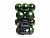 Стеклянные шары "Делюкс мини" матовые и глянцевые, цвет: зеленый, 35 мм, упаковка 16 шт., Kaemingk
