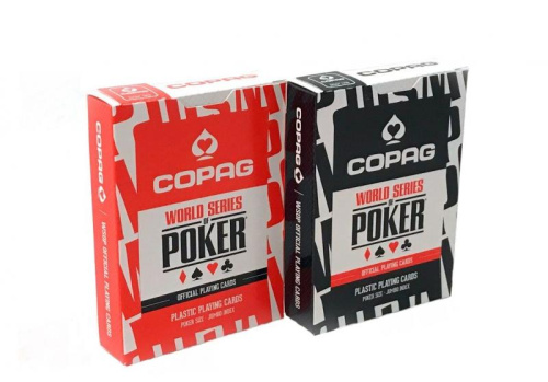 Карты "Copag WSOP (Best Seller) red/black"