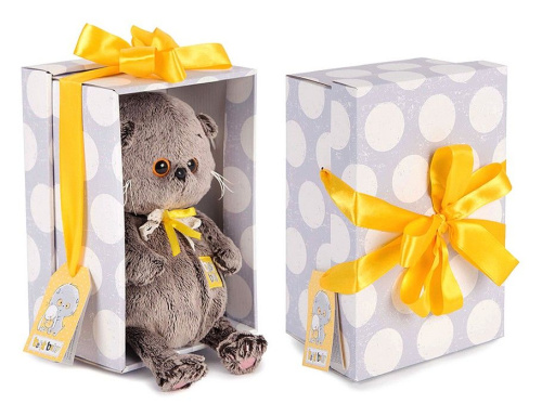 Мягкая игрушка Кот Басик Baby в стеганой курточке 20 см, Budi Basa фото 5