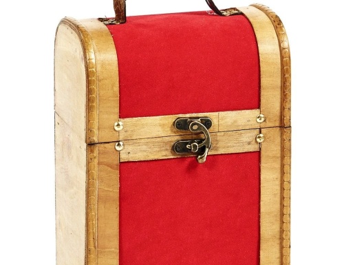 Подарочная коробка-кейс для вина ГРАНВЕЛЬ, искусственная кожа, дерево, 36 см, Goodwill фото 2