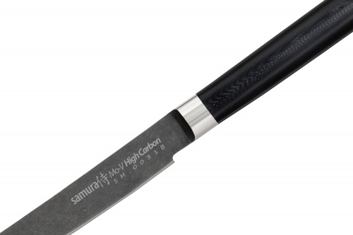 Нож Samura для стейка Mo-V Stonewash, 12 см, G-10 фото 3