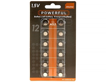 Батарейки AG3/LR41 (упаковка 12 шт.), Koopman International