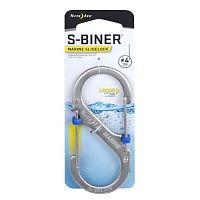 Карабин с блокировкой Nite Ize S-Biner® Marine SlideLock® размер 4