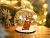 Стеклянный елочный шар с фигуркой ЛЕСНОЙ ЗВЕРЁК - ЛИСЁНОК, дерево, 8 см, Peha Magic