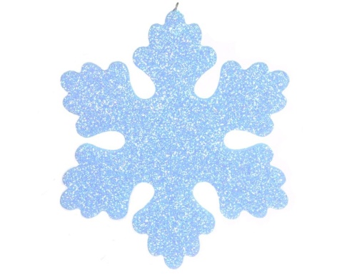 Снежинка "Искристое облачко", (пеноплекс), цвета в ассортименте, Морозко фото 4