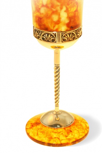бокал для вина "Антик" из янтаря, 1702 фото 2