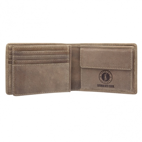 Бумажник Klondike Tony, коричневый, 12x9 см фото 4