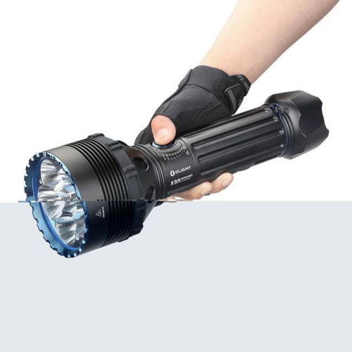 Фонарь светодиодный поисковой Olight X9R Marauder CW холодный (Комплект) фото 9