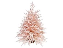 Настольная елка в мешочке Розовая 90 см, ЛИТАЯ 100%, Max CHRISTMAS