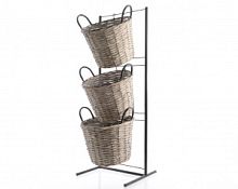 3 корзины из вербы 34*30,5*91 серый