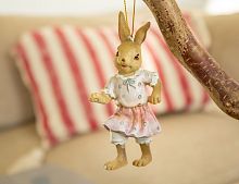 Подвесное украшение ЗАЙКА ЭЛЬЖУНЯ, полистоун, 11 см, Goodwill