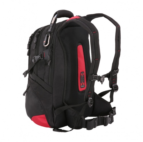 Рюкзак Swissgear 15”, черный/красный, 36х17х50 см, 30 л фото 2